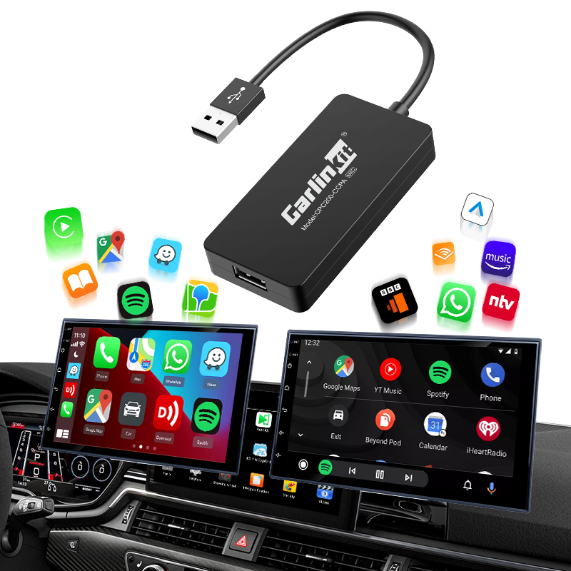 2023 новый релиз Carlinkit беспроводной Carplay & Wireless Android Auto WiFi Dongle для автомобиля Android Plug and Play