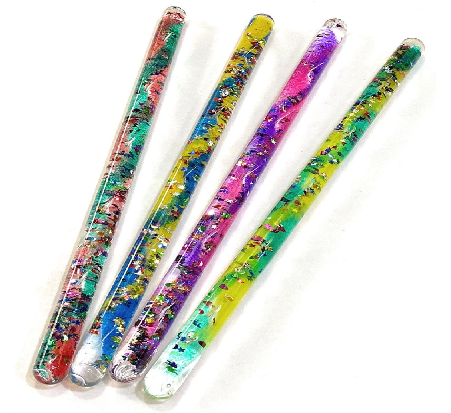 Magic Wonder Tube Glitter Wand Sensory Liquid Motion Timer Bubbler Pointing Stick