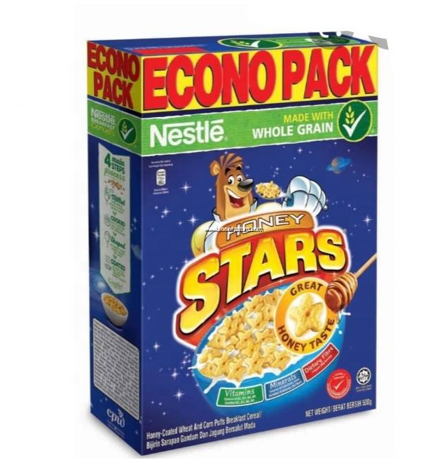 Grain Products Breakfast Cereal Oatmeal Nestlee Cereal Whole Grain Honey Stars Instant Food High Nutrition Food Cereal