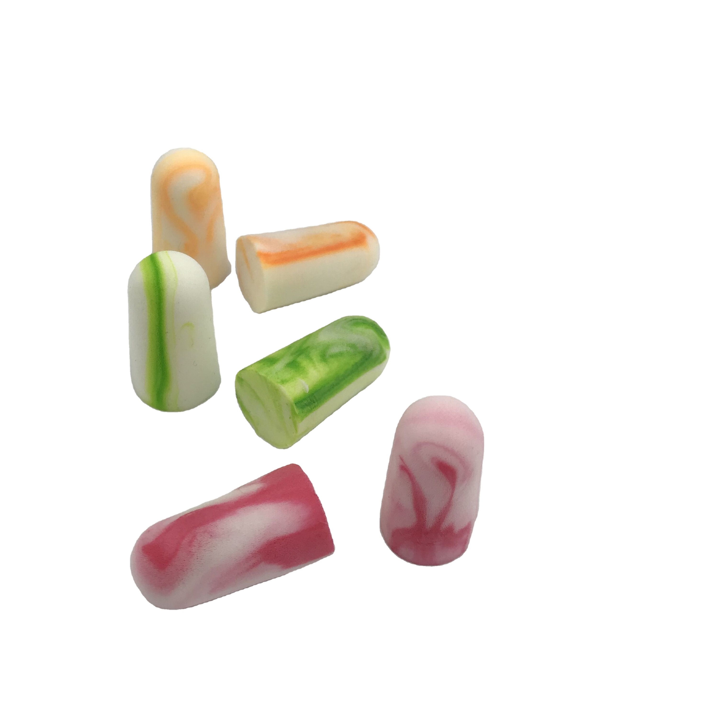 Customized design multi color Marble High quality PU soft safe comfortable Colorful Soundproof Sleeping Foam Ear Plug