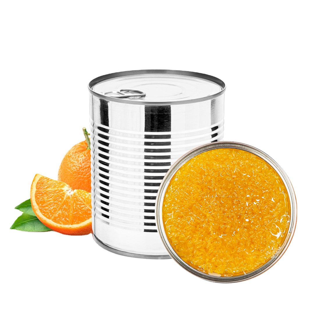 canned fruit with pulp
