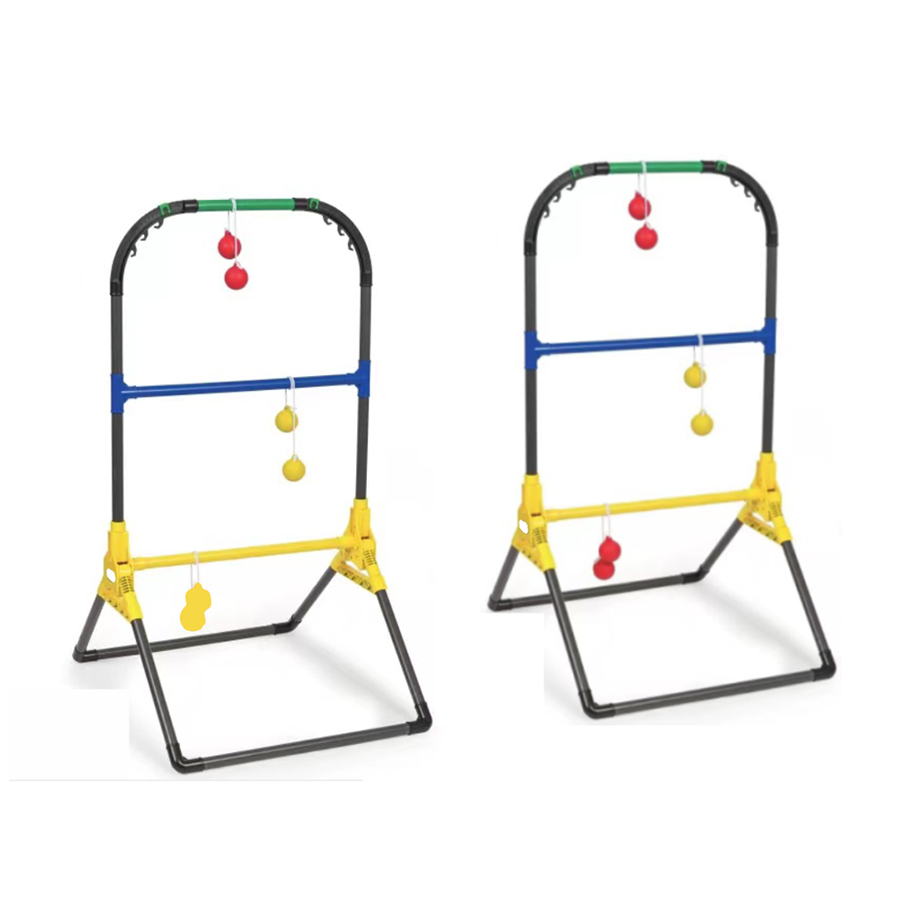 Waising Sports 4 Player Folding Portable Ladderball Toss Fun Game for Indoor Outdoor Play