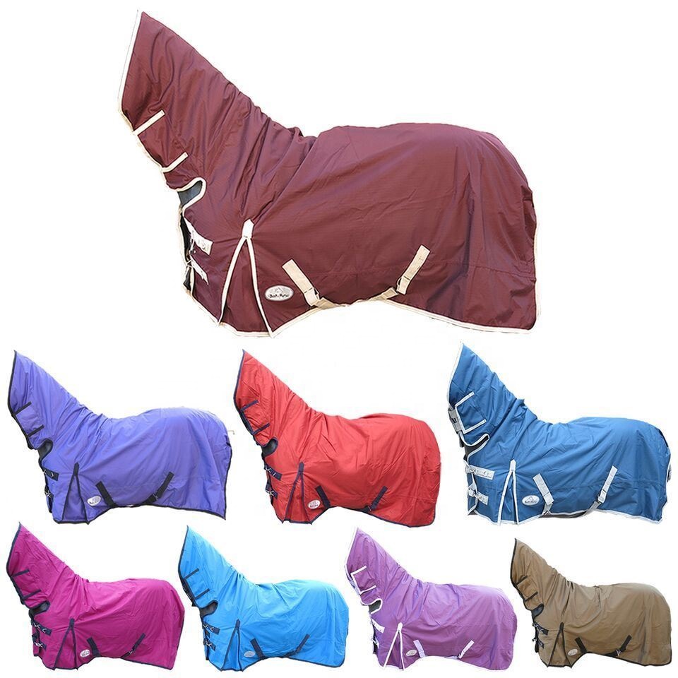 Best On Horse 100g 600D Waterproof Equestrian Fixed Full Combo Neck Turnout Rugs
