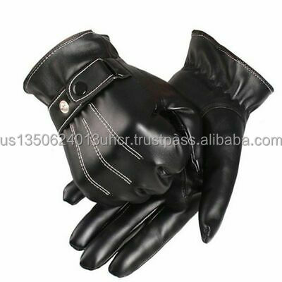 HAND-MADE Fashion leather Gloves Men women Luxurious Gloves soft cowhide Leather Winter Super Driving Glove