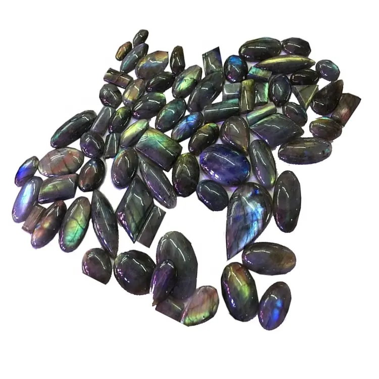 Natural Labradorite Calibrated Cabochons Loose gemstones Wholesale Stones semi precious