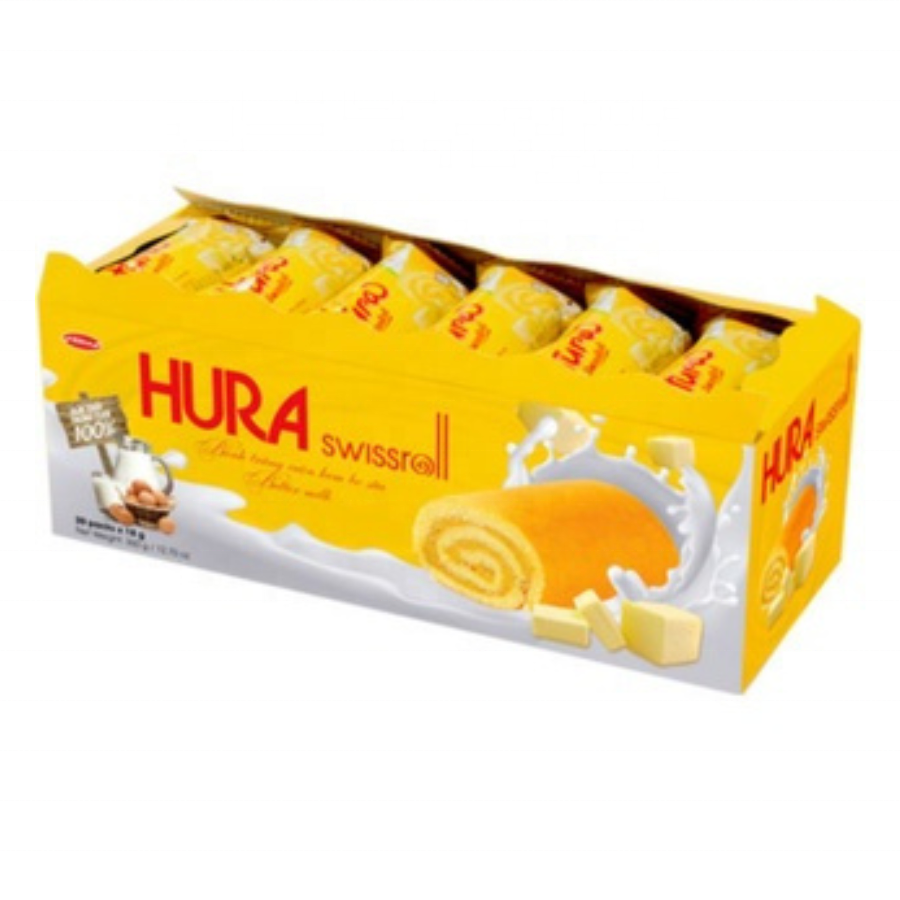 Hura Half с вкусом сыра и молока Swissroll Vietnam Bibica, высококачественный слой губки Hura для торта, 360 г