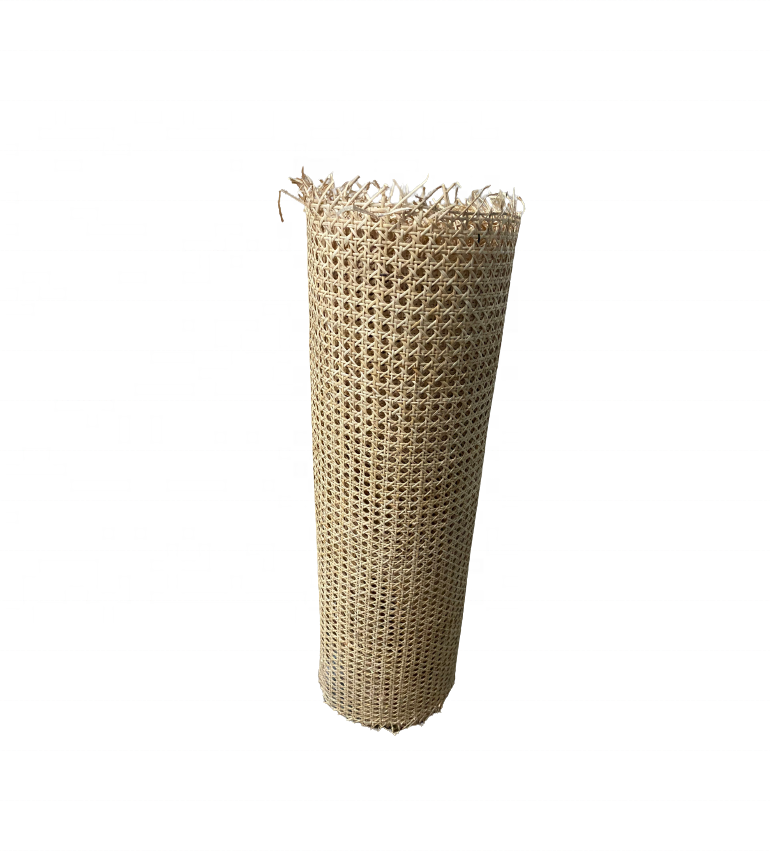 Rattan Semi bleached webbing cane for living room furniture