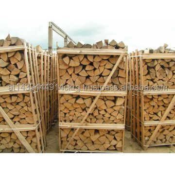 premium quality Hardwood Kiln dried birch firewood big + small crates