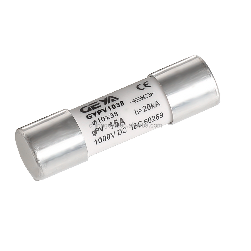 GEYA GYPV-1038 20A DC fuse for Solar panel Photovoltaic 1000V 1-32A for PV combiner box