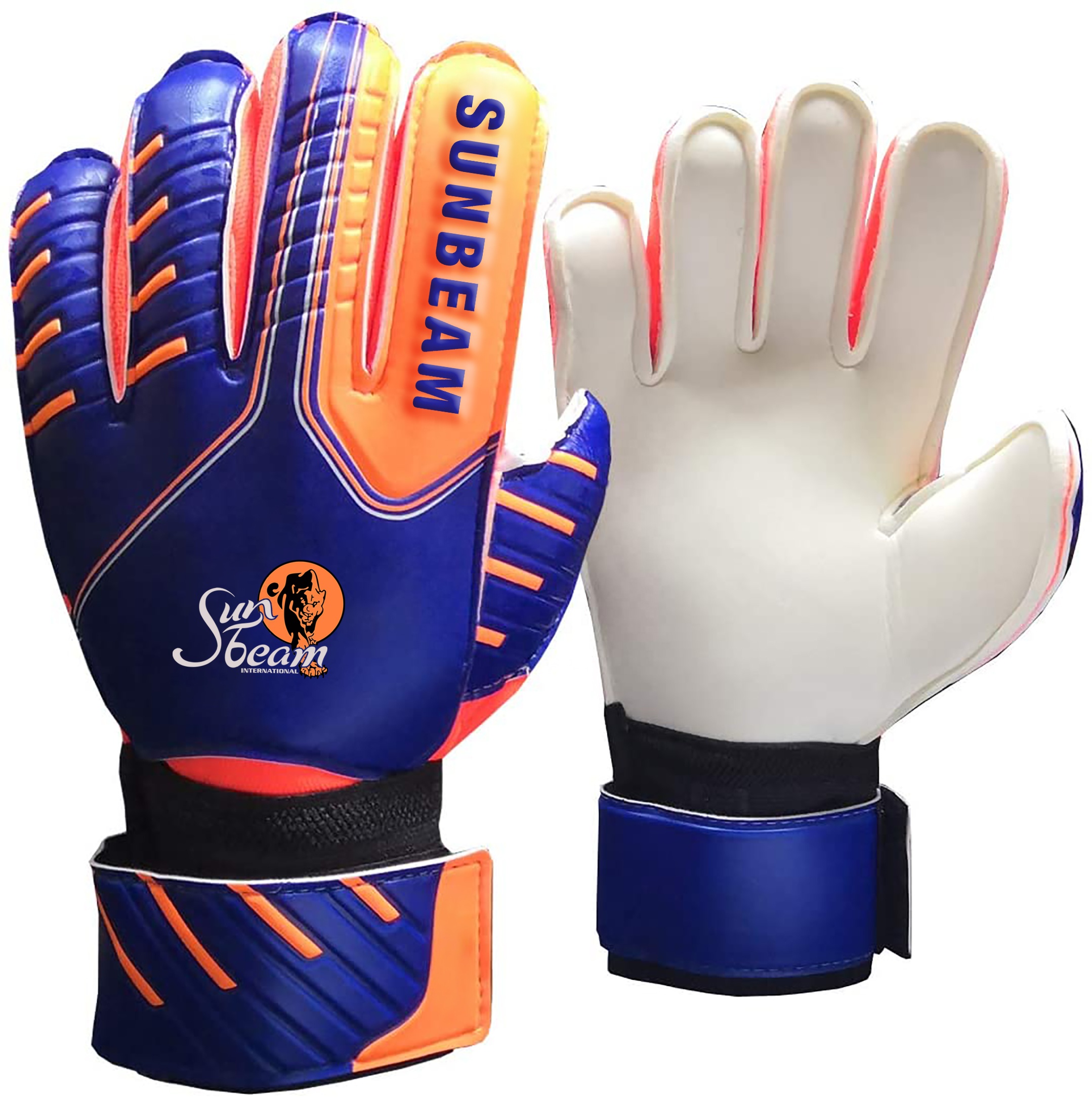 Breathable professional protect football soccer gloves with finger guard German Latex soccer goalkeeper gloves