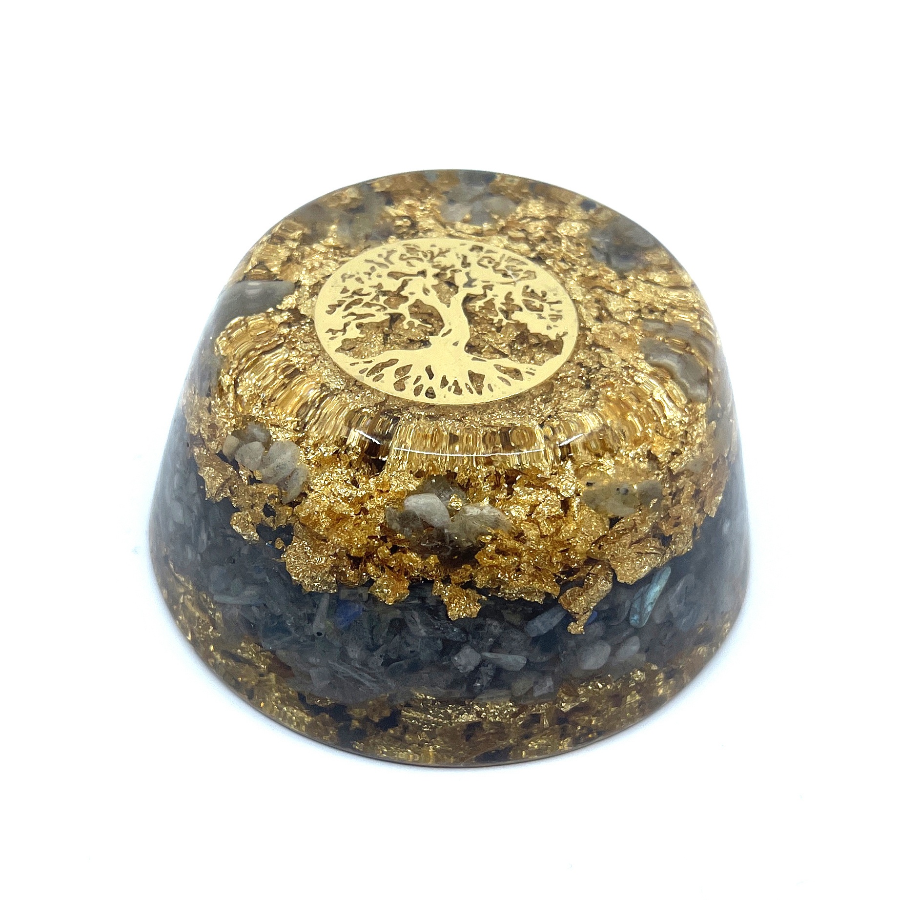 Natural Gemstone Labradorite Tree of Life Buster Orgonite