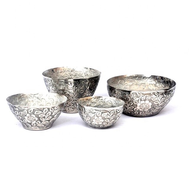 Metal Decorative Serving Bowls