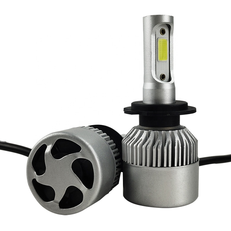 OEM factory supply warranty H4 9004 9007 H13 hi/low beam led car light high power 36W COB S2 led headlight