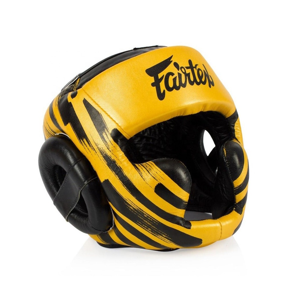 Unique Design Printed Fairtex Microfiber Head Guard Kickboxing Training Head Guard Wholesale Professional Muay Thai Head Guard