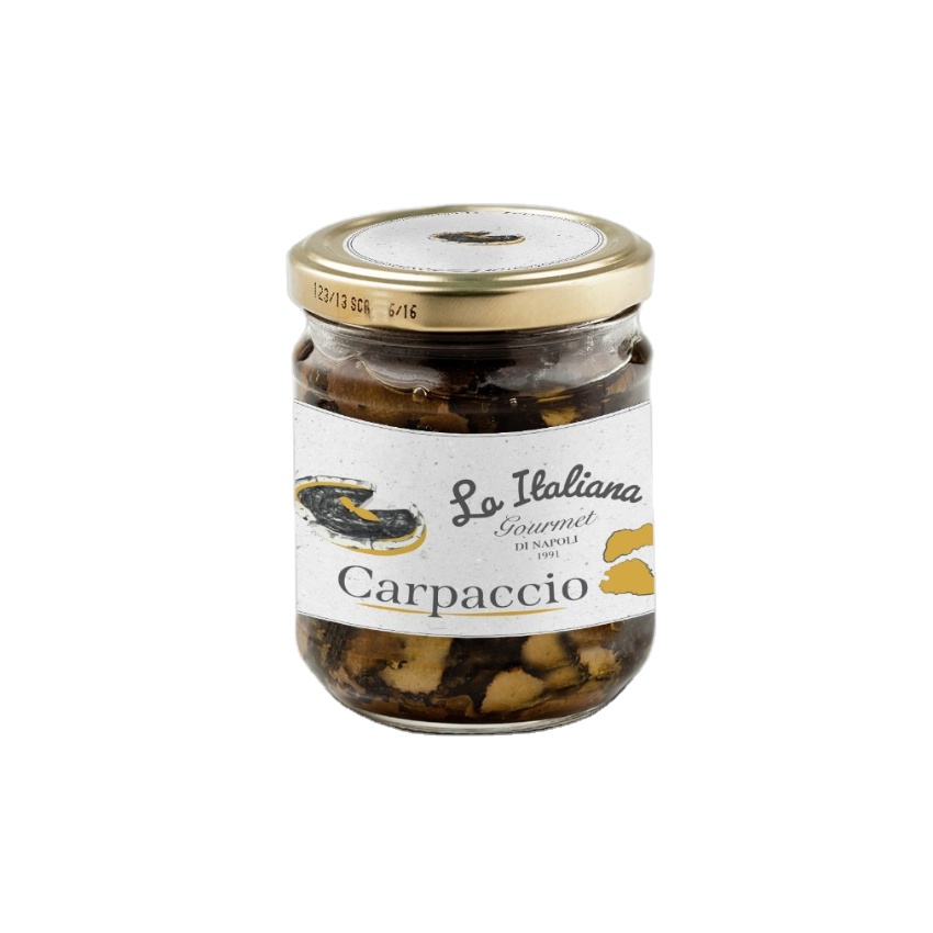 Summer truffles slices in sunflower oil and truffles flavoring 500gr Italian Truffles