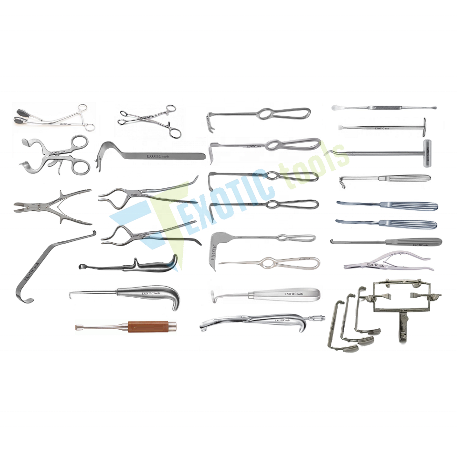 General Instruments Dingman Retractors for Maxillofacial Surgery Manual Clamp Retractors Made of Stainless Steel