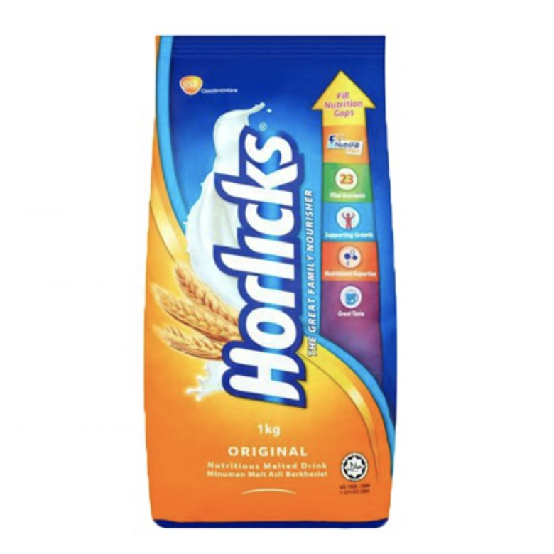 Horlicks Original Powder 1kg Bags Energy Drink