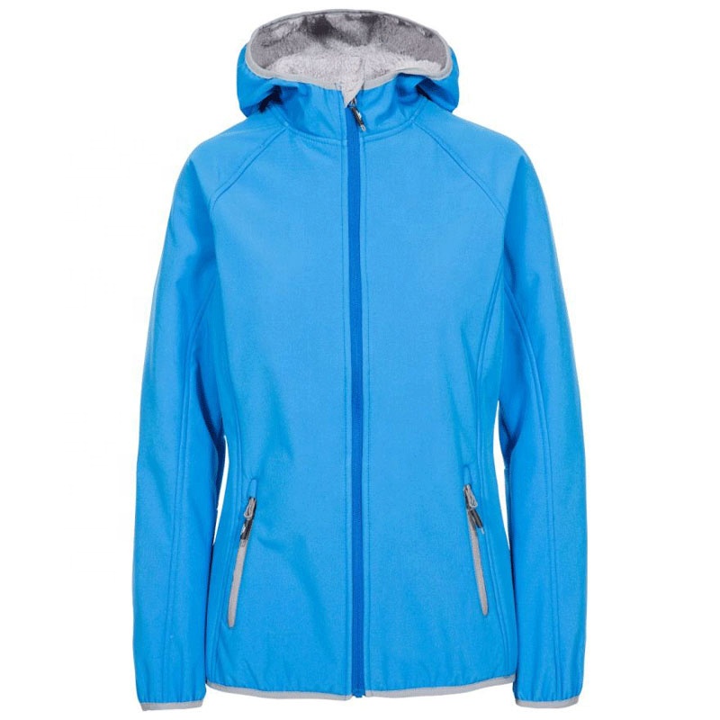 Wholesale Customized CASUAL breathable Soft Shell jacket women's hiking jacket with hood