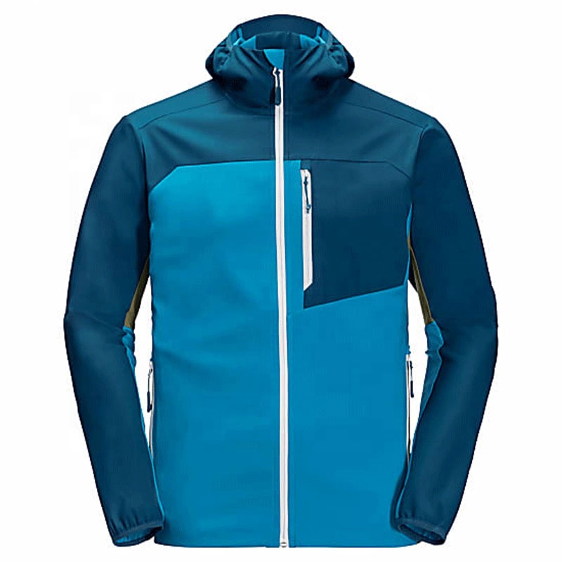 Customize LOGO Softshell Jacket Men Hooded Warm Fleece Waterproof Outdoor Hiking Clothing Skiing Hunting Camping Coat Windproof