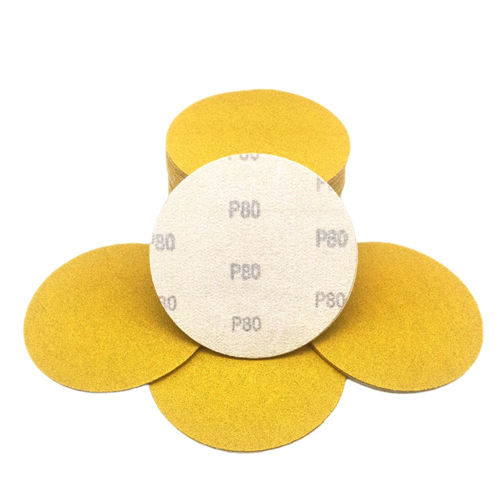 Premium Konaflex-Golden Yellow 7inch(180mm) Hook&Loop Sanding Disc