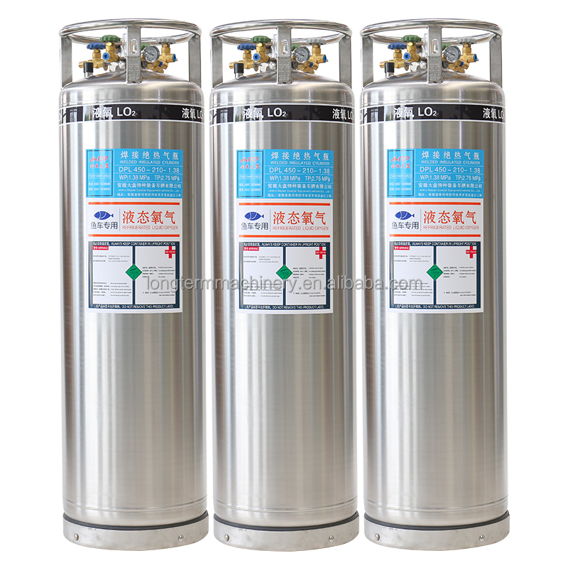210l Co2 азотный криогенный портативный жидкий гелиевый газ в кислородном баке Ln2 Dewar