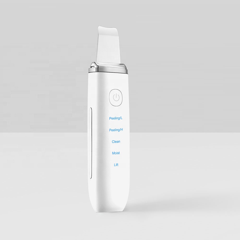COSBEAUTY Beauty Personal Silicone Spatula Skin Care Dermabrasion Sonic Mini Face Scrubber Wireless Charging Ultrasonic Skin Scr