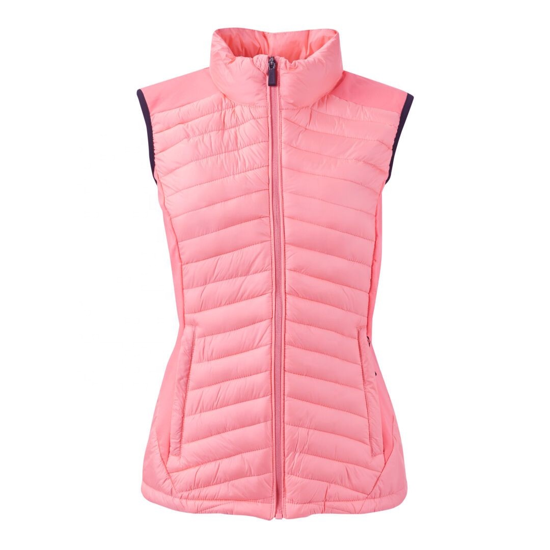 Womens Puffy Vest - Down Vest Jacket for Women winters fashion half sleeves padded vest