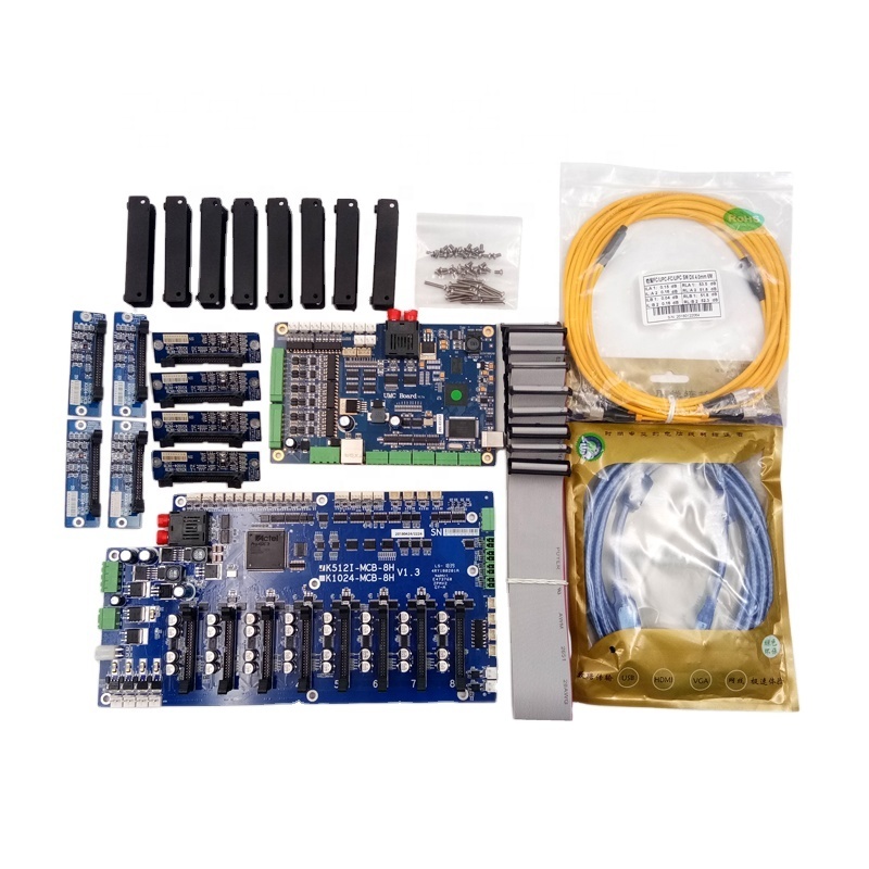 Whole Set Konica minolta 512i Board Kit Assembly km 512i Print V1.3 Head Board Connector V1.7 Main Board for Solvent Printer