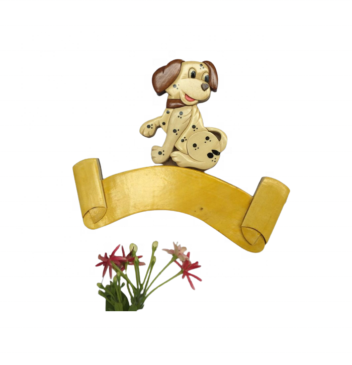 wooden name plaques Natural wooden name plate for door