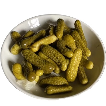 Vietnam Quality Pickled Baby Cucumbers (Cornichon Gherkin) in 1500ml Glass Jar Direct from Own Farm with Fresh Ingredients