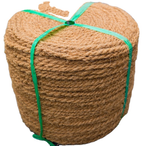 COCO ECO BRAND HIGH QUALITY COCONUT FIBER ROPE WHOLESALES NATURAL AGRICULTURAL WASTE