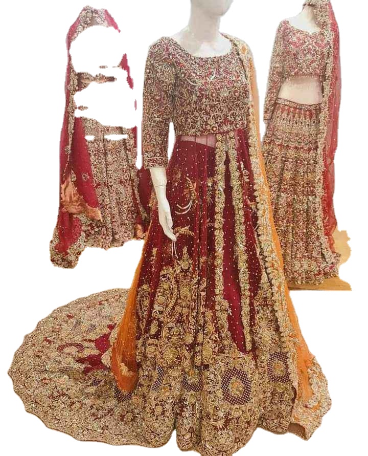 Пакистана, свадебные украшения, Lehnga Свадебные Lehnga чоли платье 2021 дизайнерские Lehnga для; Обувь под свадебное платье для невесты для свадьбы День невеста