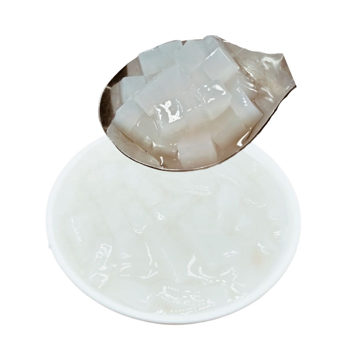 Лучшая цена, сырые сушеные в сиропе Nata De Coco, цветное кокосовое желе, Звездный куб в форме сердца, раздавленные формы из Вьетнама