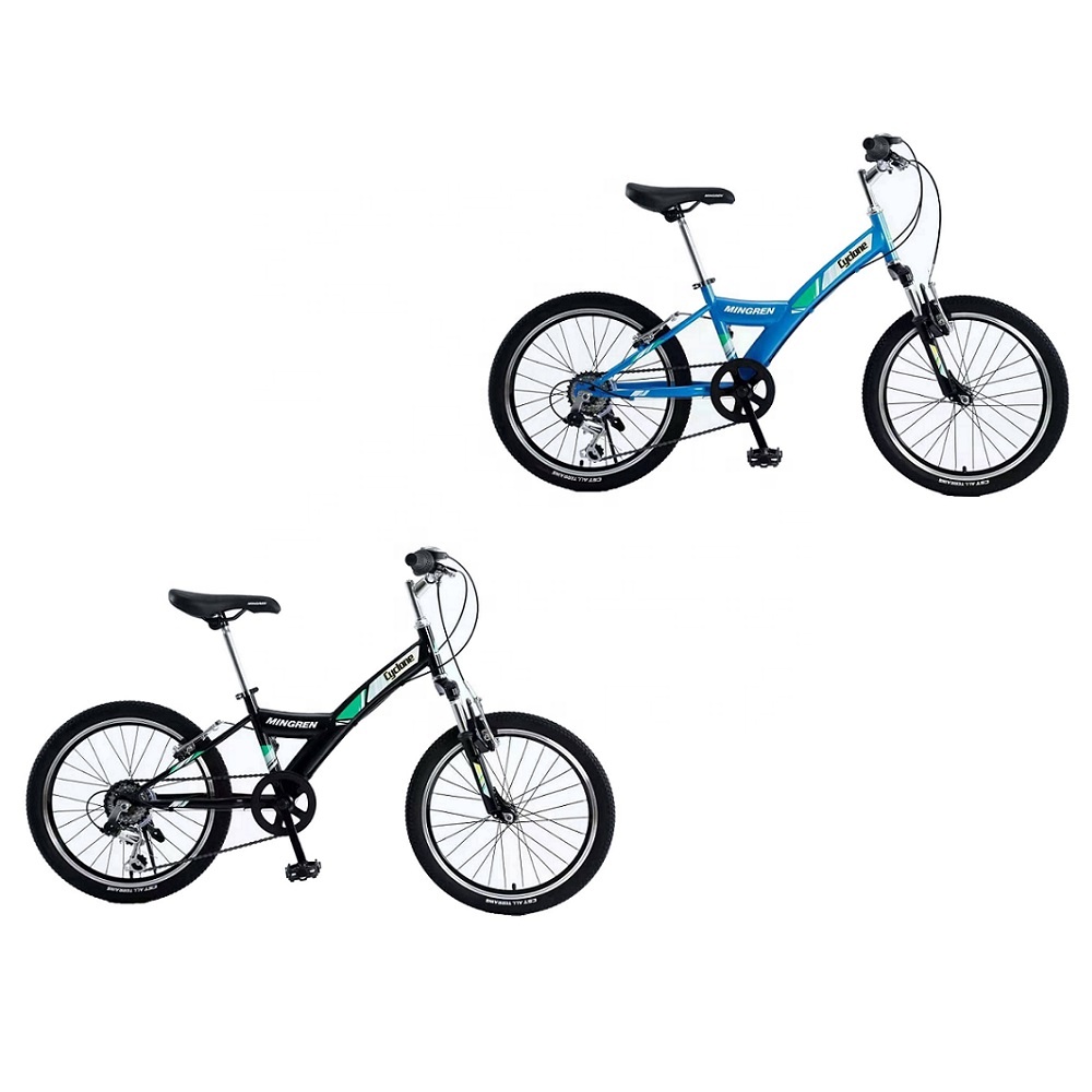 MINGREN [Twister 20] 6 speed CNC double frame bicycle Changxing Aluminum Brake Bar V Brake Bike K09-02