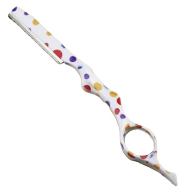 Stainless Steel Professional Barber Hair Styling Razor Cutting Shaver Hairdressing Blade Thinning Shaving Salon Tool Colored