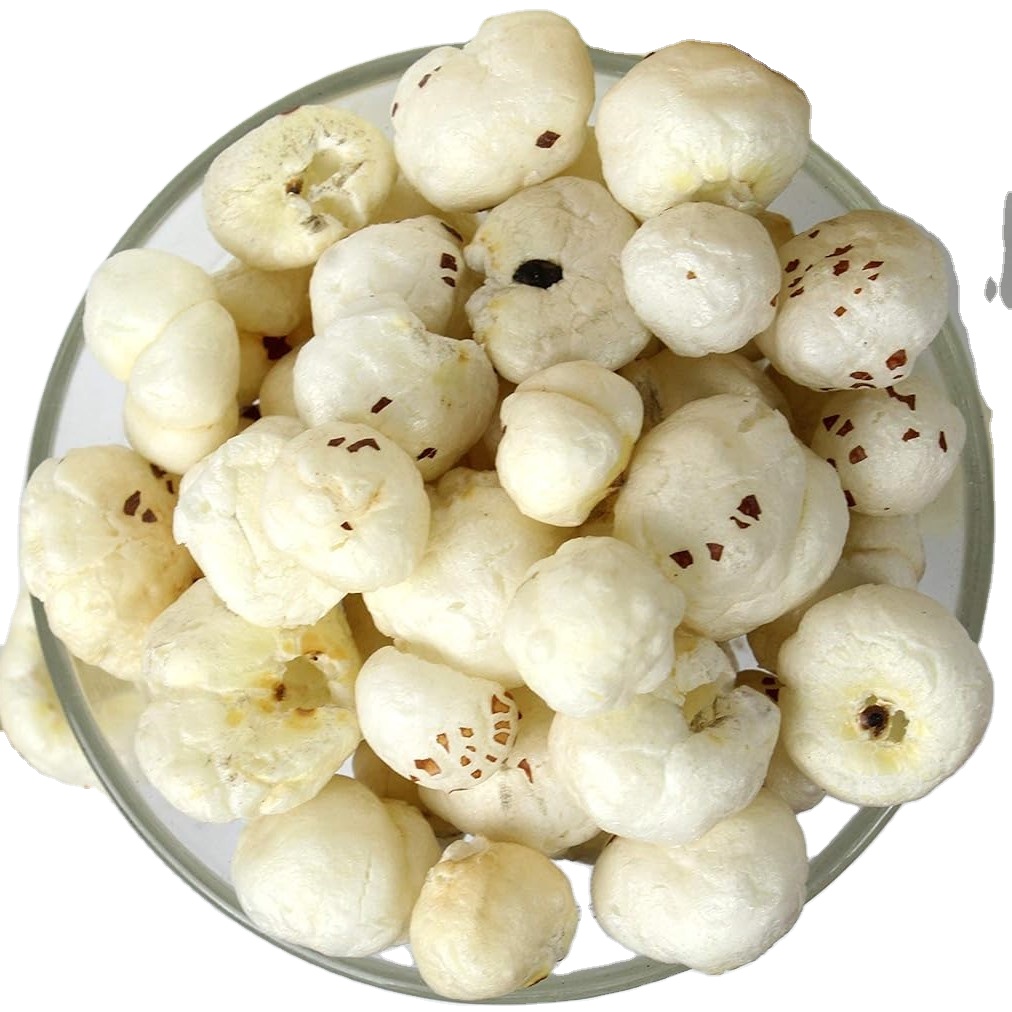 FOXNUT also known as MAKHANA,100% Organic Indian Phool Makhana Unflavored Foxnut snacks (Lotus Seeds) or gorgon nut