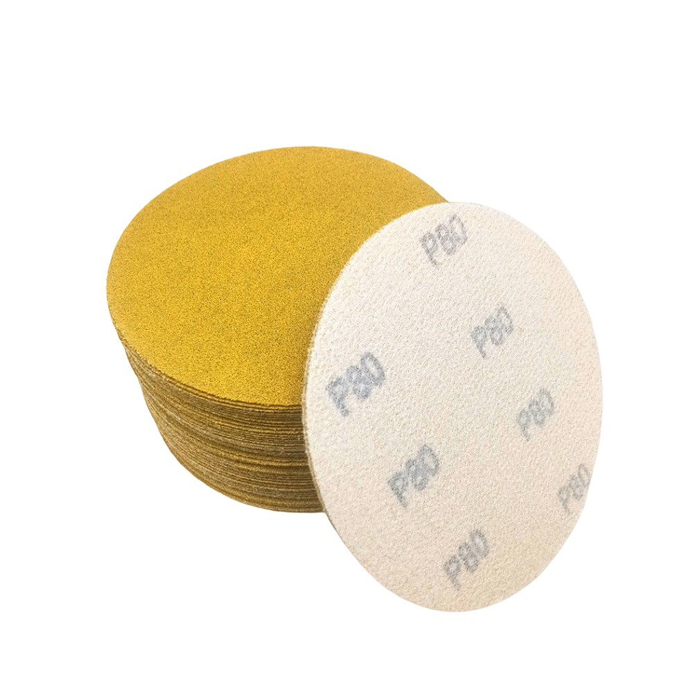 China premium konaflex-golden yellow 6inch(150mm) hook&loop sanding disc