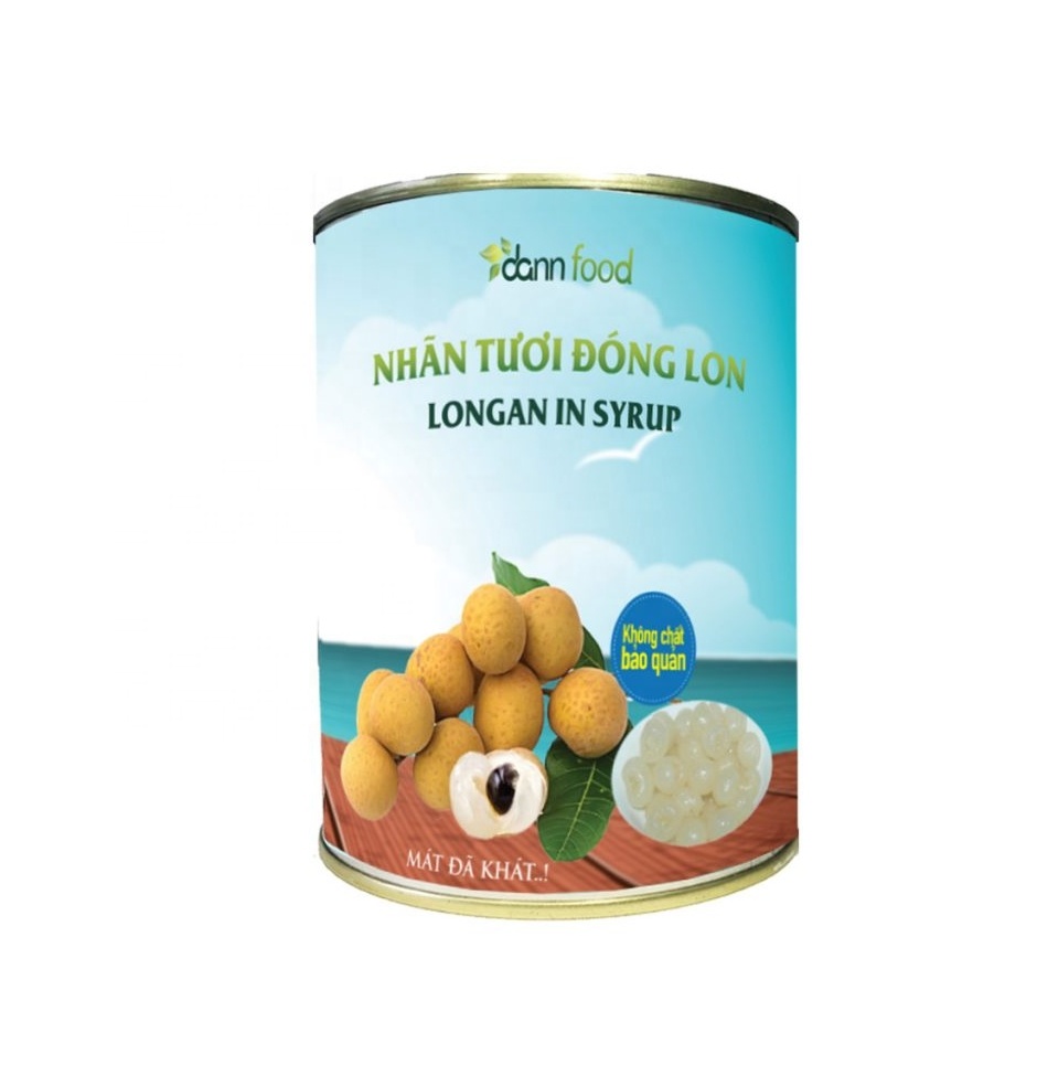 Vietnam Supplier Canned Longan Fruit in Syrup Canned Longans 565g With Factory Price