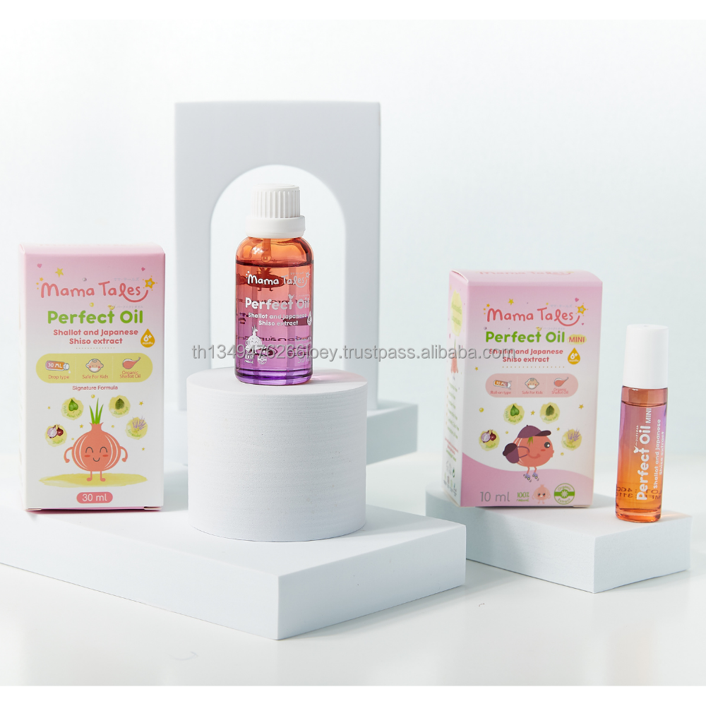 Duo Set Organic Baby Oil Made From Onion For Baby Stuffy Nose Relieve And Promote Better Sleeping Products Perfect Oil 40ML.