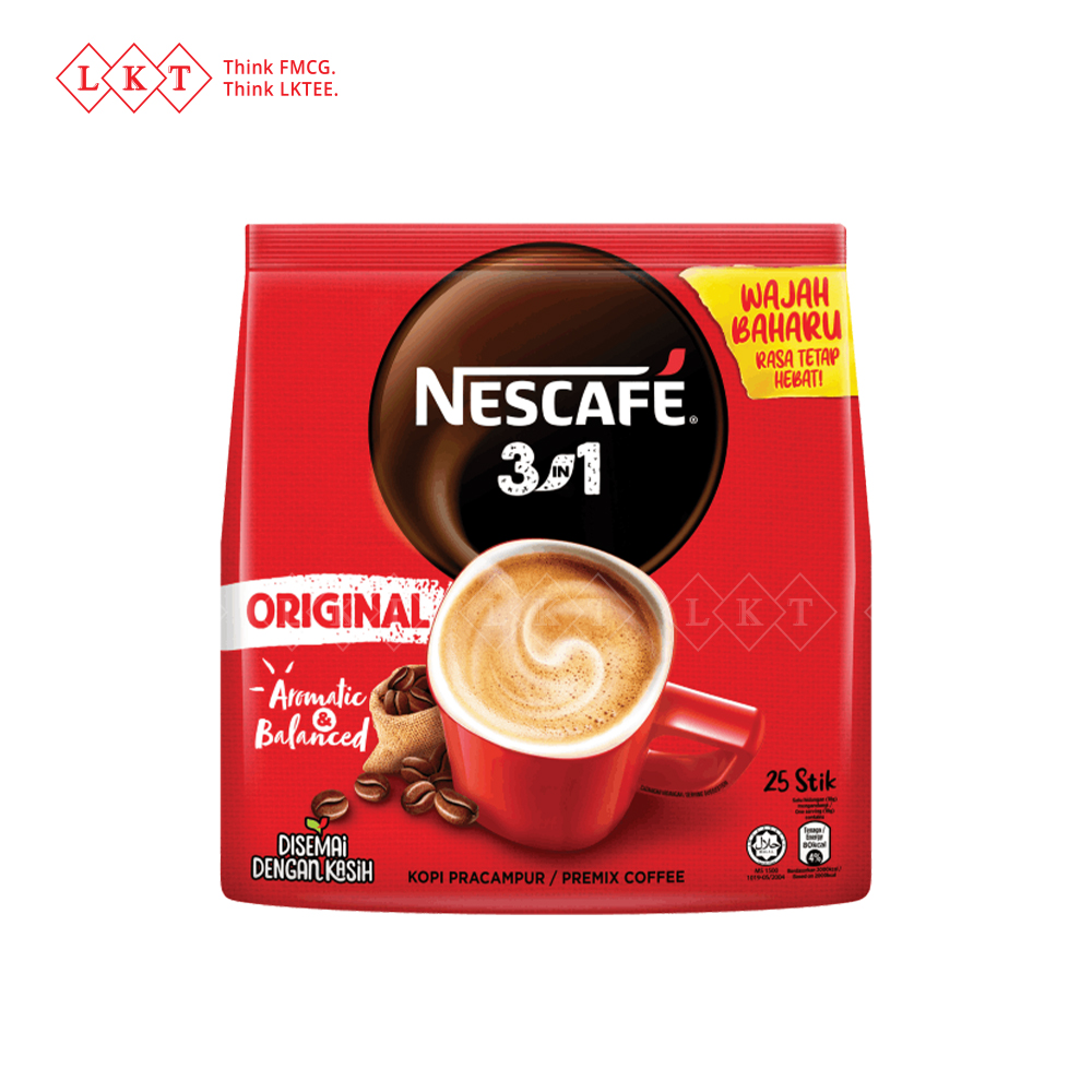 Nes cafe 3 in 1 Regular 18G x 25's Instant Coffee Powder Authorized Distributor Exporter