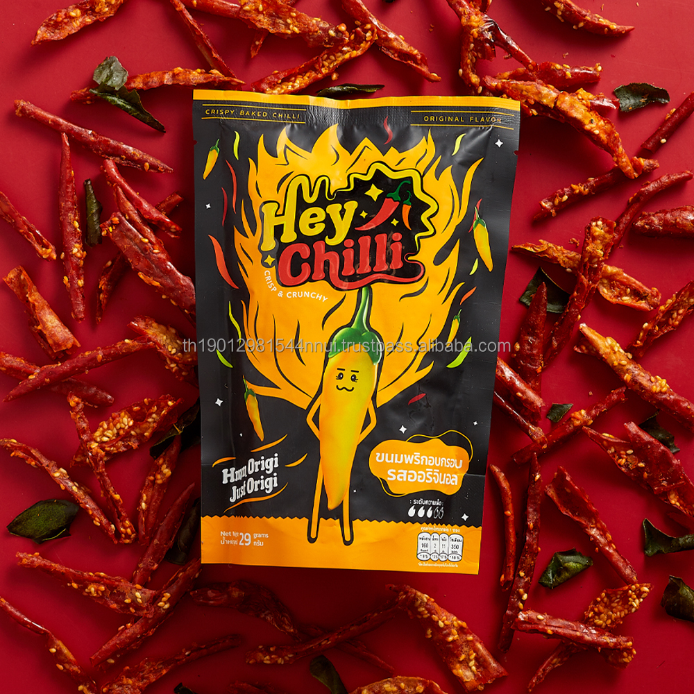 Запеченный Чили Cryspy, оригинальный ароматический бренд Hey Chilli из Таиланда