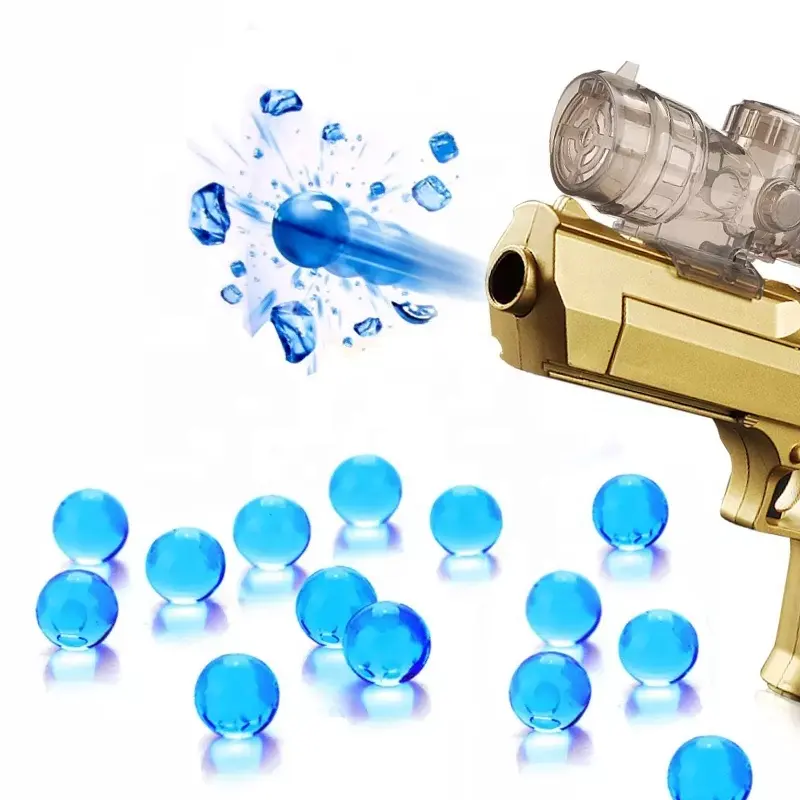 Non-Toxic Fun Ammo Refill M-416 Color Box 7-8Mm Gel Ball Blasters Water Bullet Toy For Gun Outdoor Game