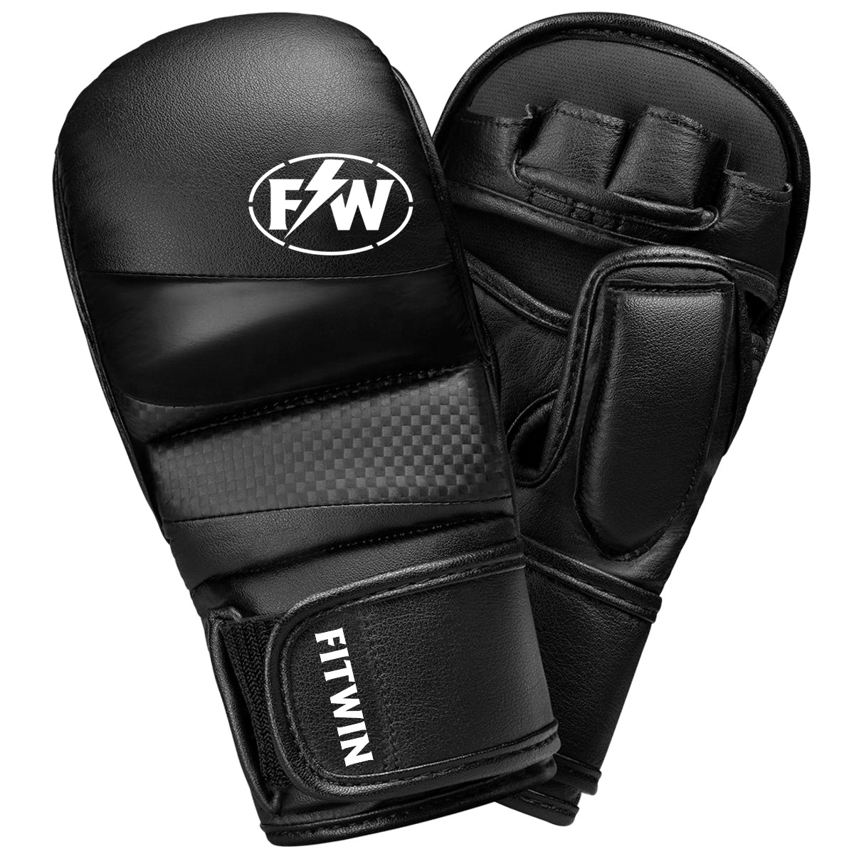 2021 матовые черные 7 унций MMA тренировочные Боксерские перчатки для Муай Тай