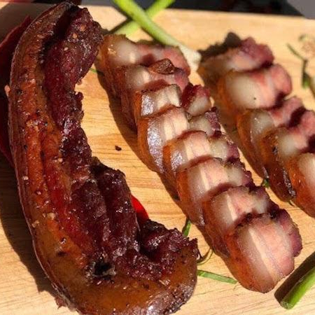 Горячая Распродажа, мясо, свинина, бекон для курения, Высококачественная копченая свинина, заводская цена