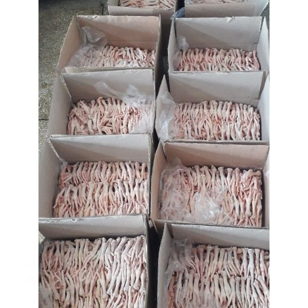 Processed Frozen Chicken Feet and Chicken Paws Stock Available for immediate shipment from Pakistan