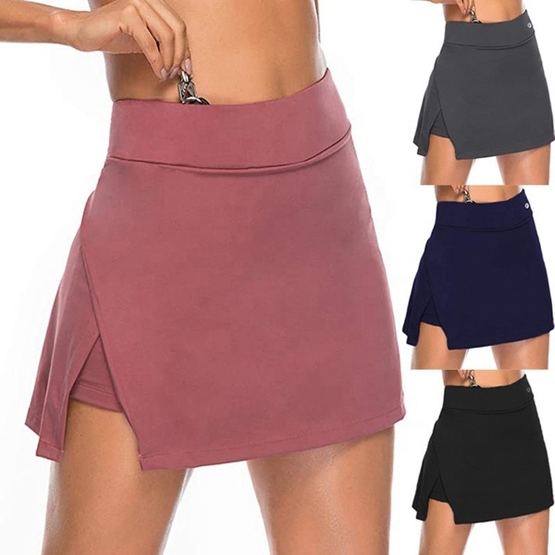 Short skirt Women's Lightweight Skirt for Running Tennis Golf Workout Active Athletic Skort plus size tennis skirt