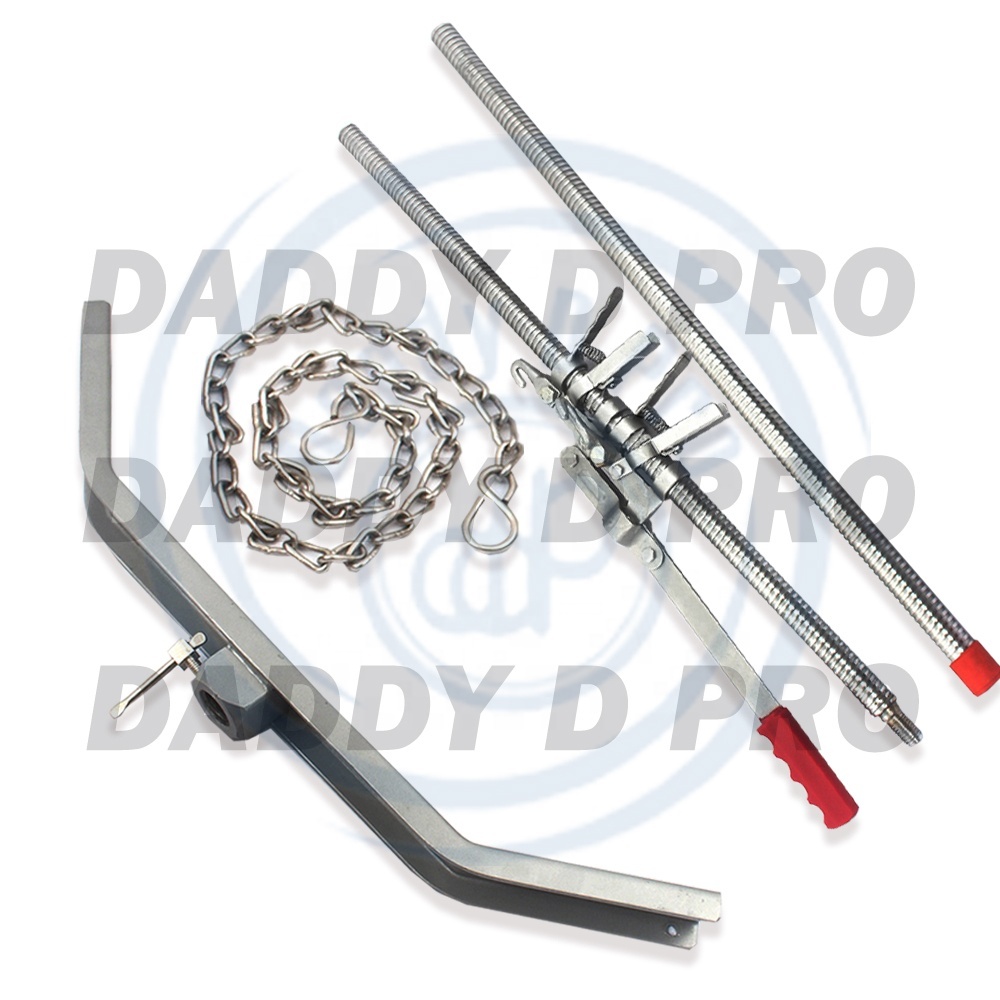 Ratchet Calf Pullers Heavy Duty Calving Extractor Veterinary Instruments / Lever-Pull Action Calf Puller Veterinary Instruments