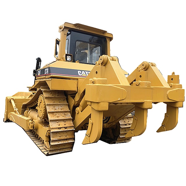 Японский оригинальный б/у бульдозер CAT D7h, гусеница б/у тракторный бульдозер D7H D7 с мощным двигателем