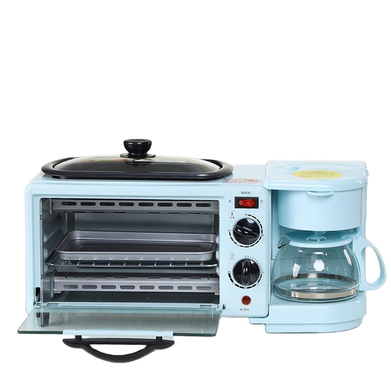 Cheap Multi fuction 3 in 1 Breakfast Maker Machine With bake bread&coffe &Toast For Kitchen Use