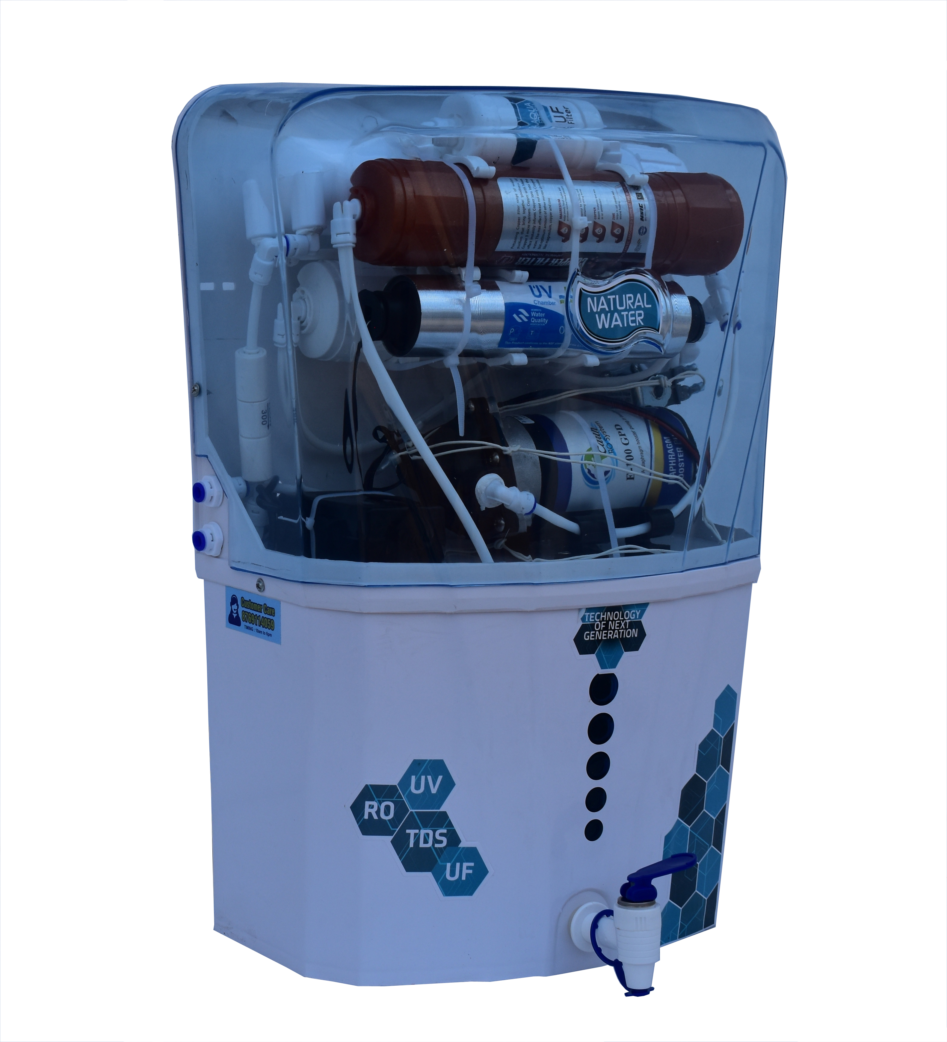 Kaveri AquaFresh Royce Copper Model 12 L RO + UV + UF + Copper + TDS Control Water Purifier (White)